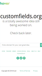 Mobile Screenshot of customfields.org